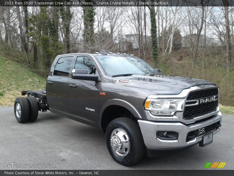 Granite Crystal Metallic / Diesel Gray/Black 2021 Ram 3500 Tradesman Crew Cab 4x4 Chassis