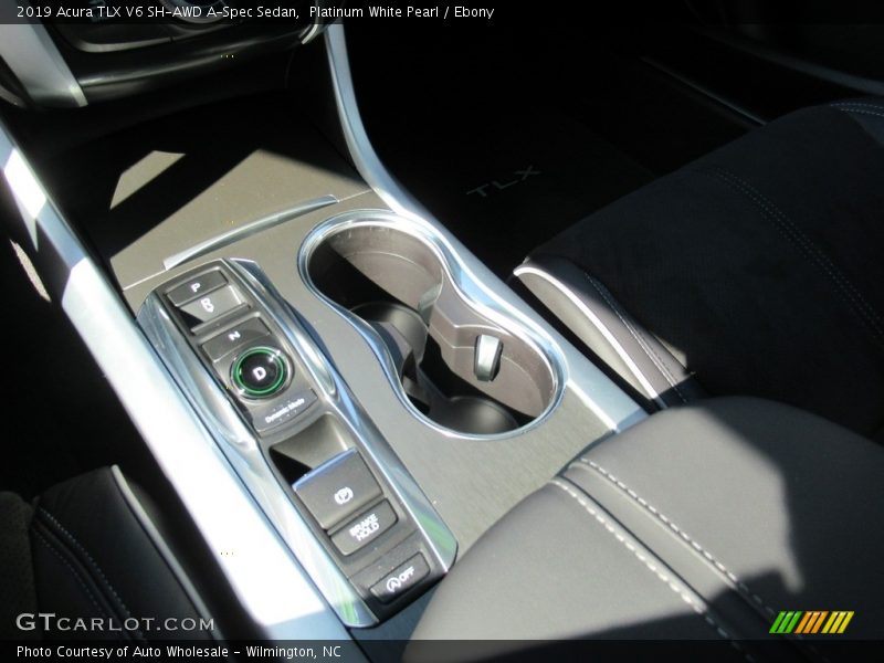 Platinum White Pearl / Ebony 2019 Acura TLX V6 SH-AWD A-Spec Sedan