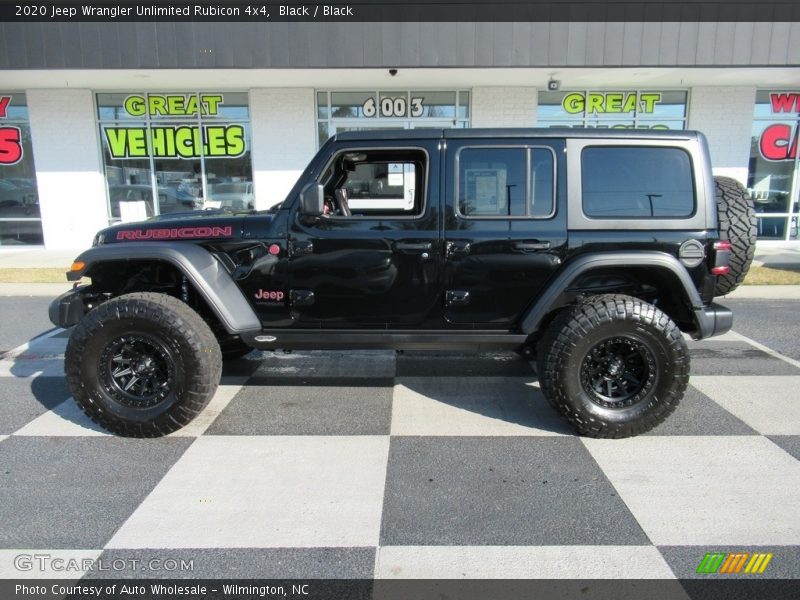 Black / Black 2020 Jeep Wrangler Unlimited Rubicon 4x4