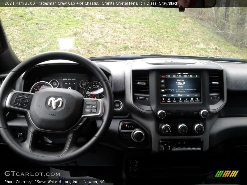 Granite Crystal Metallic / Diesel Gray/Black 2021 Ram 3500 Tradesman Crew Cab 4x4 Chassis