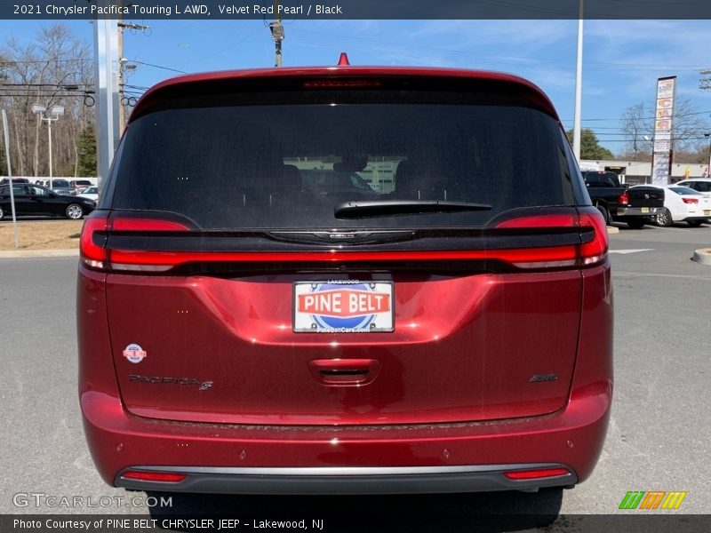 Velvet Red Pearl / Black 2021 Chrysler Pacifica Touring L AWD