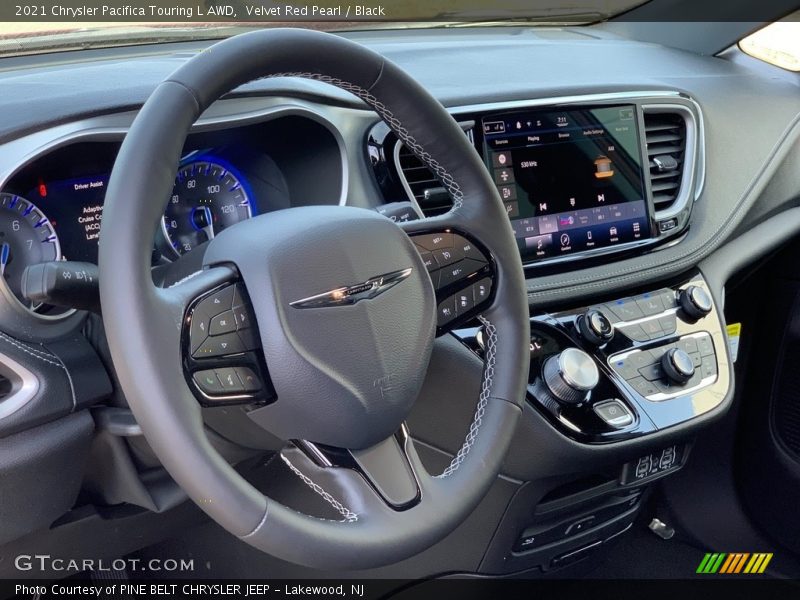 Velvet Red Pearl / Black 2021 Chrysler Pacifica Touring L AWD