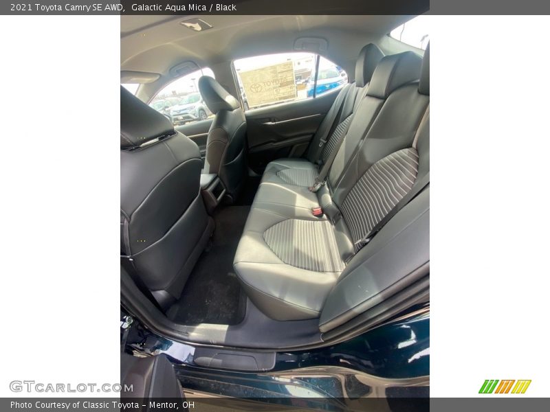 Galactic Aqua Mica / Black 2021 Toyota Camry SE AWD