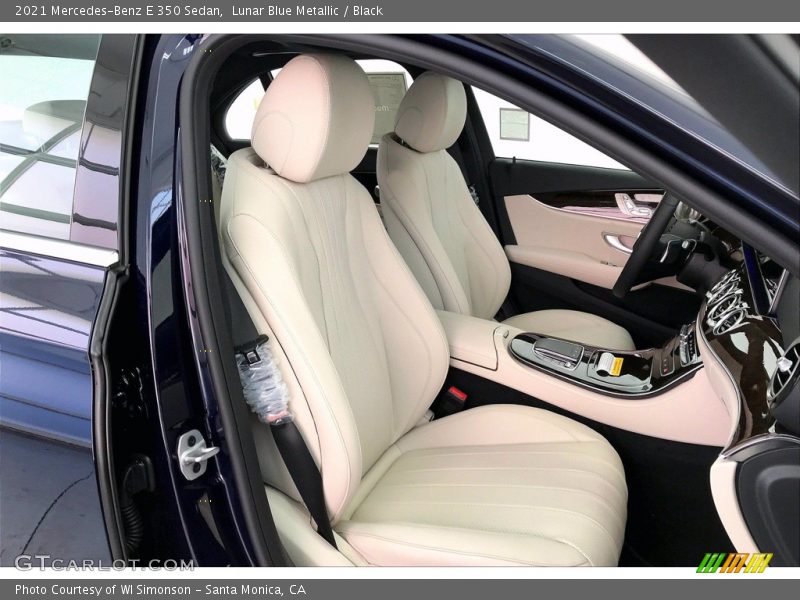 Lunar Blue Metallic / Black 2021 Mercedes-Benz E 350 Sedan