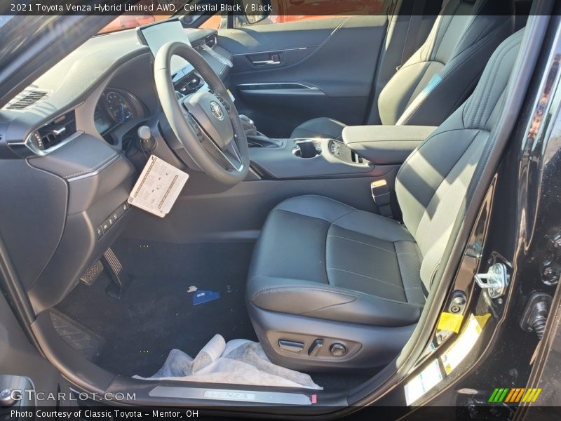 Celestial Black / Black 2021 Toyota Venza Hybrid Limited AWD