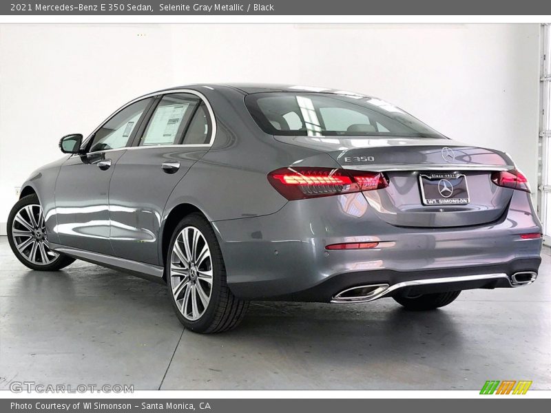 Selenite Gray Metallic / Black 2021 Mercedes-Benz E 350 Sedan