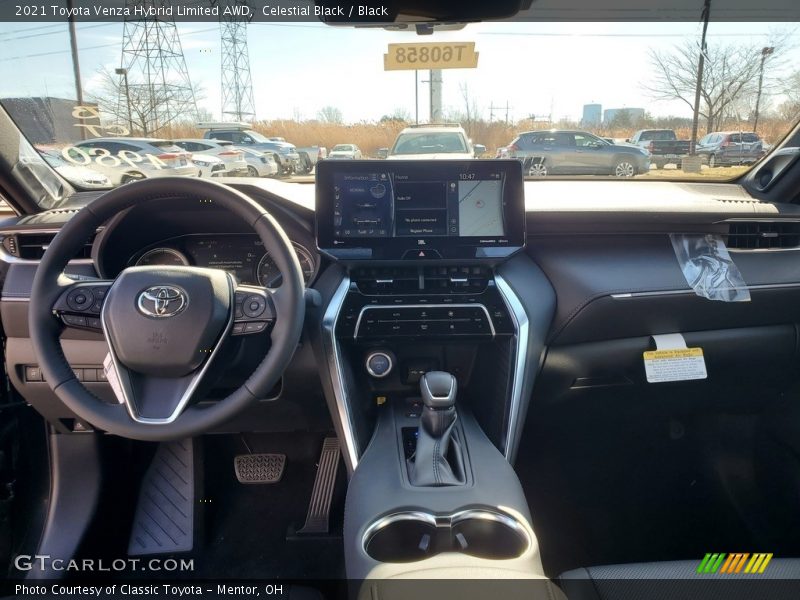 Celestial Black / Black 2021 Toyota Venza Hybrid Limited AWD