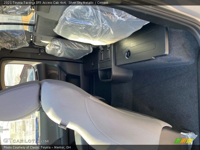 Silver Sky Metallic / Cement 2021 Toyota Tacoma SR5 Access Cab 4x4