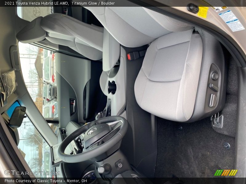 Titanium Glow / Boulder 2021 Toyota Venza Hybrid LE AWD
