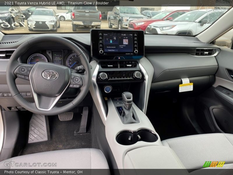 Titanium Glow / Boulder 2021 Toyota Venza Hybrid LE AWD