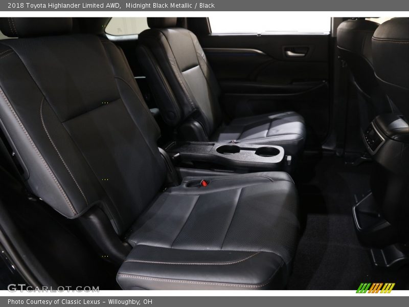 Midnight Black Metallic / Black 2018 Toyota Highlander Limited AWD