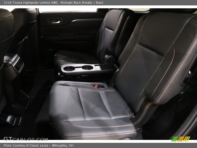 Midnight Black Metallic / Black 2018 Toyota Highlander Limited AWD