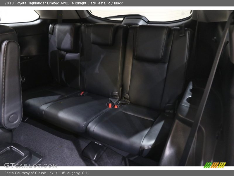 Midnight Black Metallic / Black 2018 Toyota Highlander Limited AWD