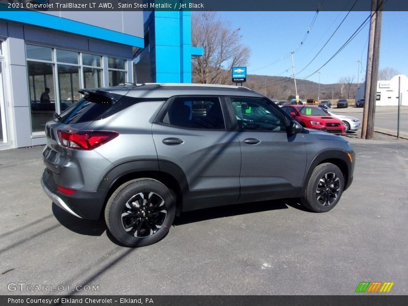 Satin Steel Metallic / Jet Black 2021 Chevrolet TrailBlazer LT AWD