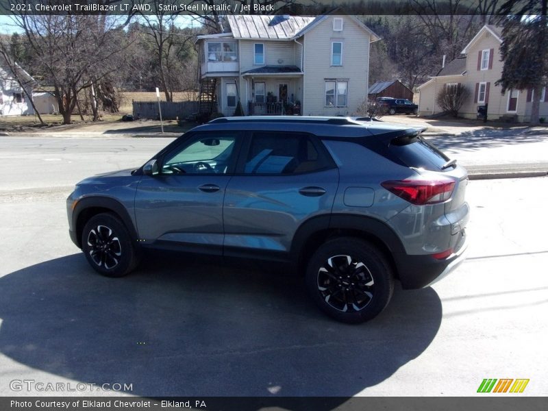 Satin Steel Metallic / Jet Black 2021 Chevrolet TrailBlazer LT AWD