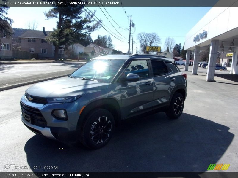 Satin Steel Metallic / Jet Black 2021 Chevrolet TrailBlazer LT AWD