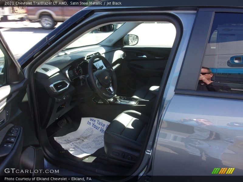 Satin Steel Metallic / Jet Black 2021 Chevrolet TrailBlazer LT AWD