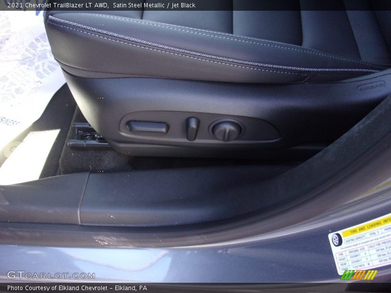 Satin Steel Metallic / Jet Black 2021 Chevrolet TrailBlazer LT AWD
