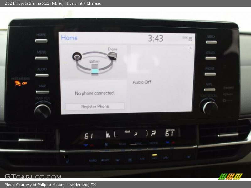 Blueprint / Chateau 2021 Toyota Sienna XLE Hybrid