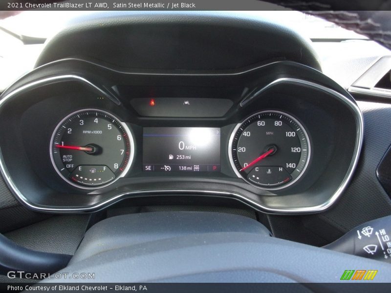 Satin Steel Metallic / Jet Black 2021 Chevrolet TrailBlazer LT AWD