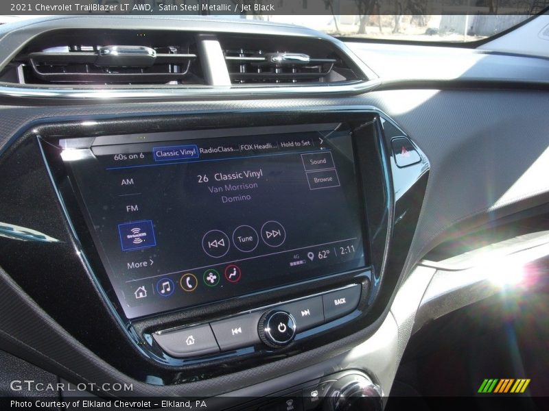 Satin Steel Metallic / Jet Black 2021 Chevrolet TrailBlazer LT AWD