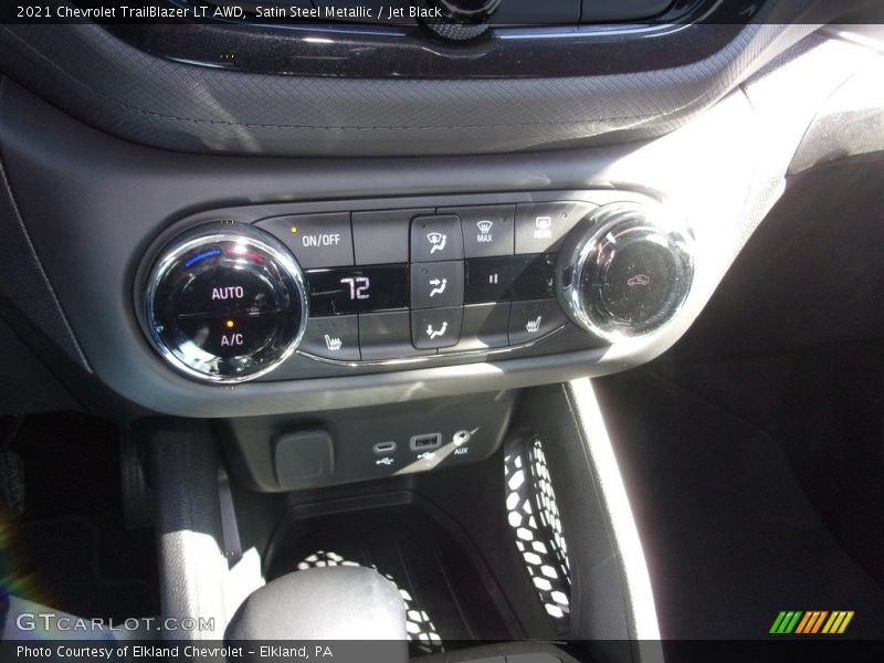 Satin Steel Metallic / Jet Black 2021 Chevrolet TrailBlazer LT AWD