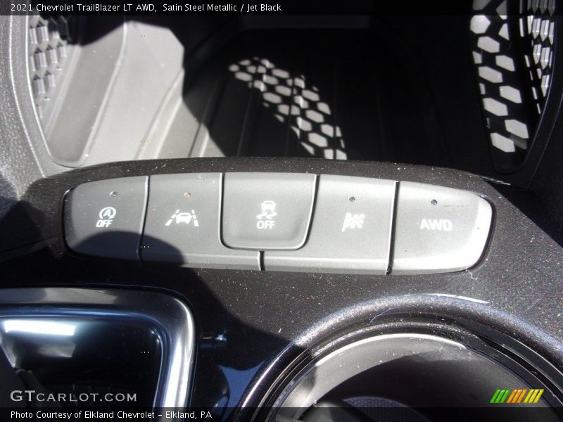 Satin Steel Metallic / Jet Black 2021 Chevrolet TrailBlazer LT AWD