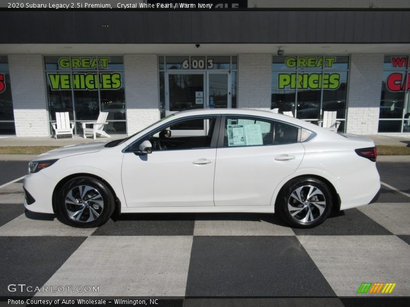 Crystal White Pearl / Warm Ivory 2020 Subaru Legacy 2.5i Premium