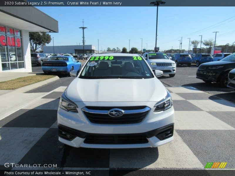 Crystal White Pearl / Warm Ivory 2020 Subaru Legacy 2.5i Premium