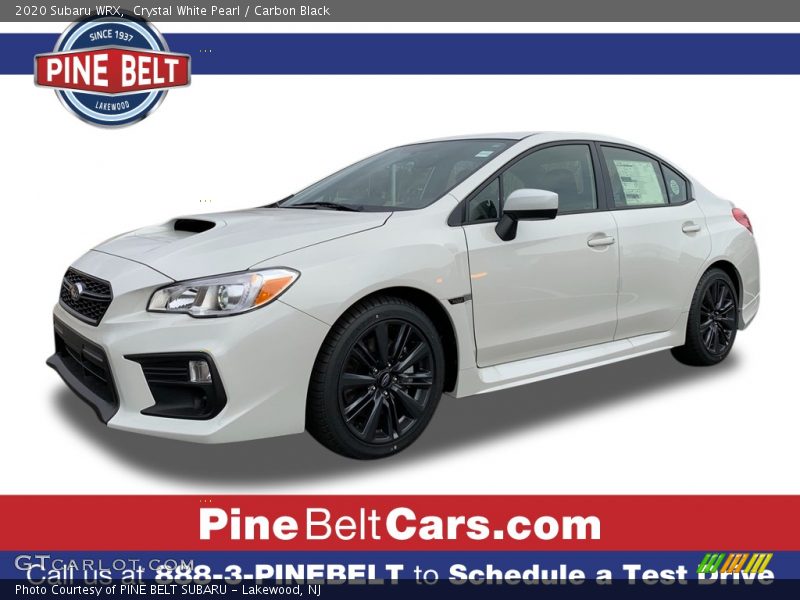 Crystal White Pearl / Carbon Black 2020 Subaru WRX