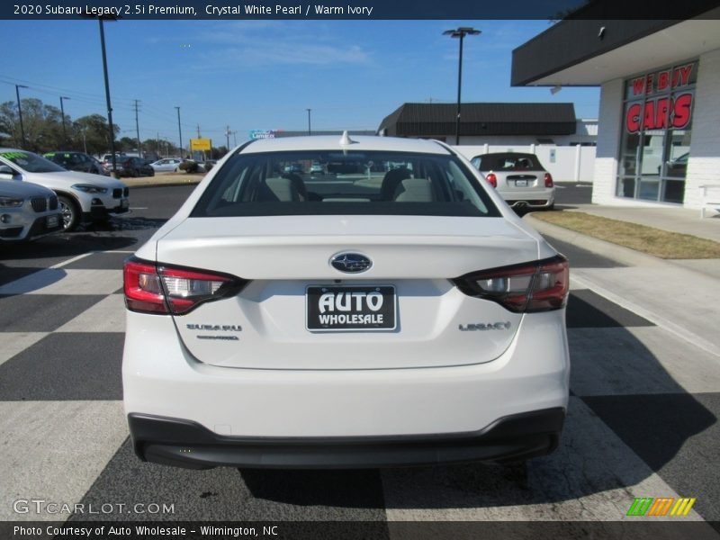 Crystal White Pearl / Warm Ivory 2020 Subaru Legacy 2.5i Premium