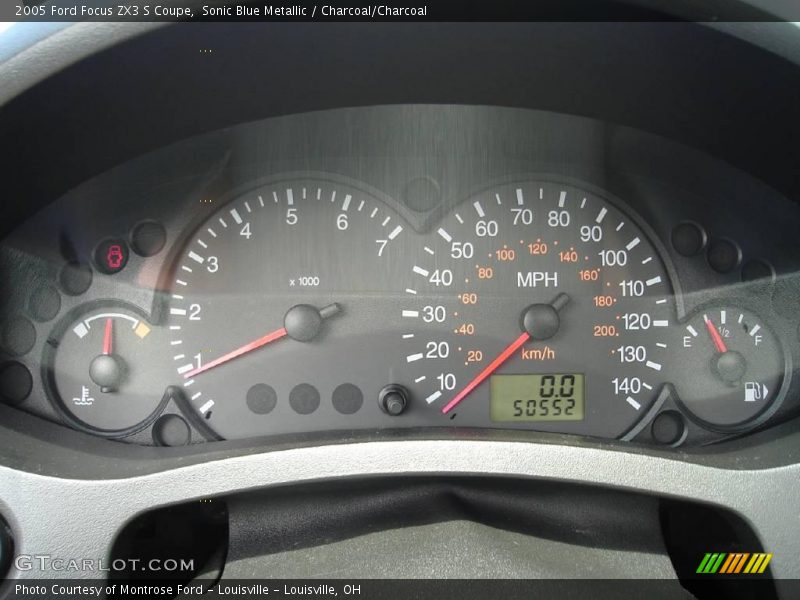 Sonic Blue Metallic / Charcoal/Charcoal 2005 Ford Focus ZX3 S Coupe