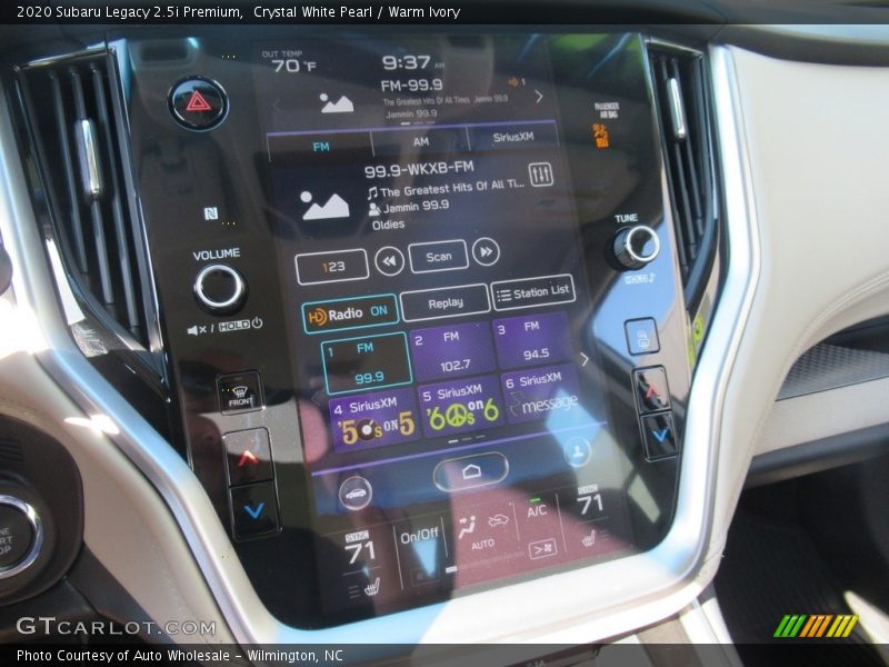 Crystal White Pearl / Warm Ivory 2020 Subaru Legacy 2.5i Premium