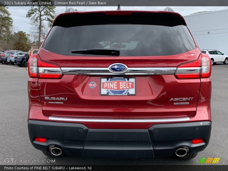 Crimson Red Pearl / Slate Black 2021 Subaru Ascent Limited
