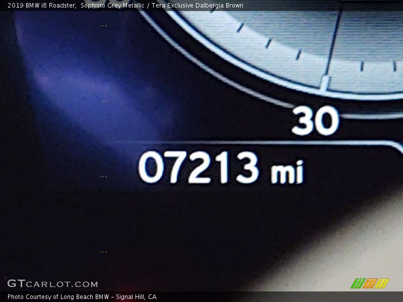 Sophisto Grey Metallic / Tera Exclusive Dalbergia Brown 2019 BMW i8 Roadster