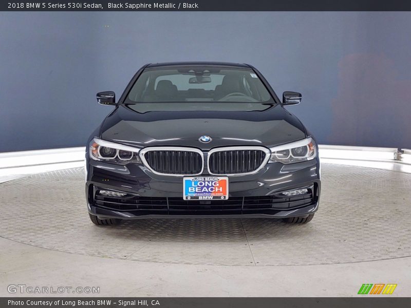 Black Sapphire Metallic / Black 2018 BMW 5 Series 530i Sedan
