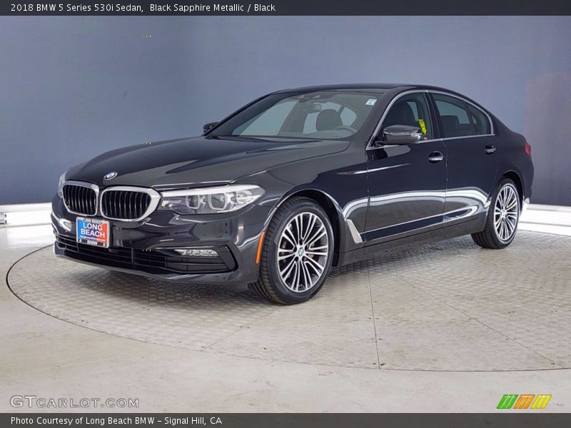 Black Sapphire Metallic / Black 2018 BMW 5 Series 530i Sedan