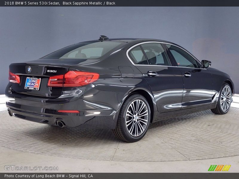 Black Sapphire Metallic / Black 2018 BMW 5 Series 530i Sedan