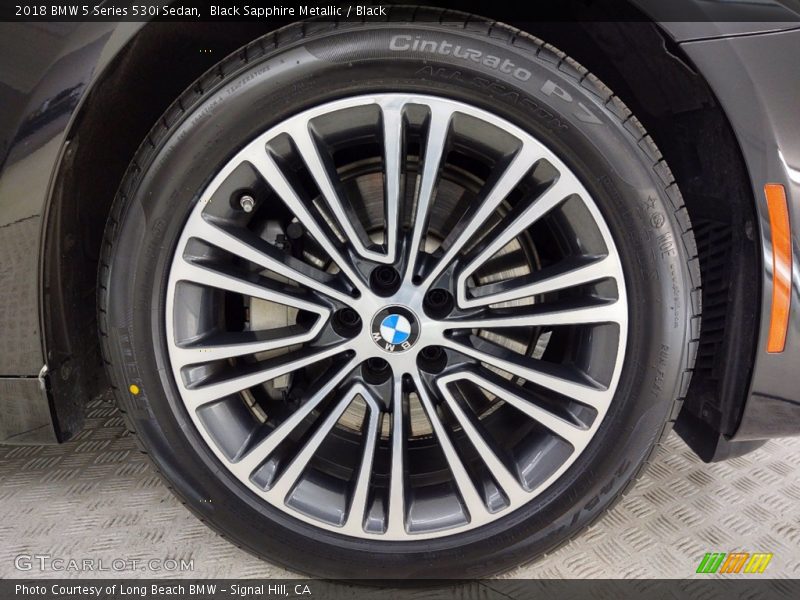 Black Sapphire Metallic / Black 2018 BMW 5 Series 530i Sedan