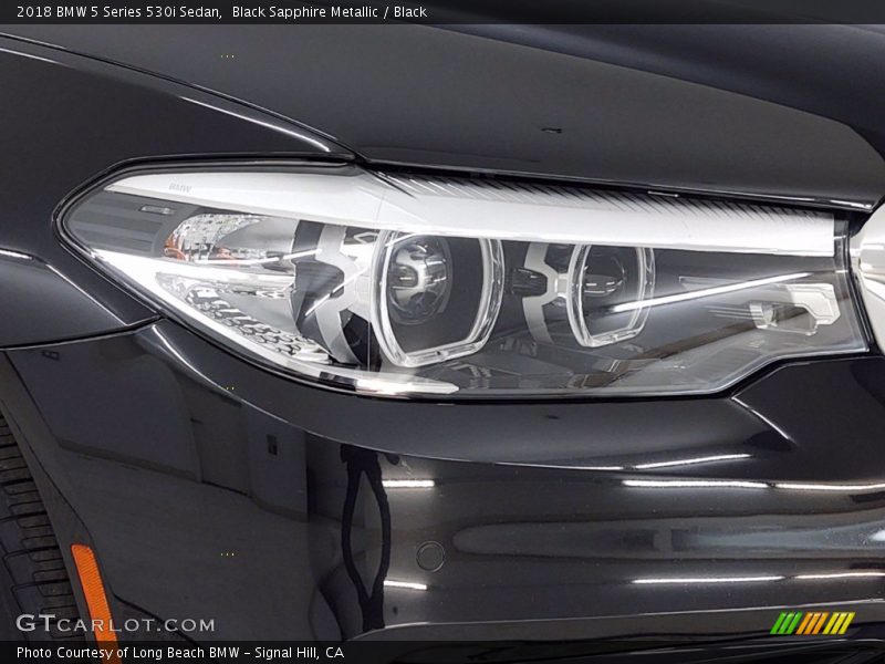 Black Sapphire Metallic / Black 2018 BMW 5 Series 530i Sedan