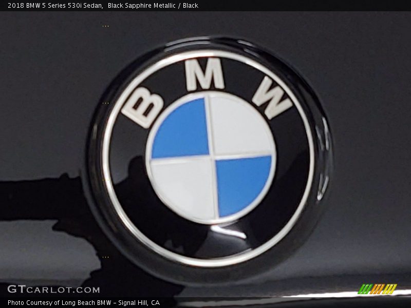 Black Sapphire Metallic / Black 2018 BMW 5 Series 530i Sedan