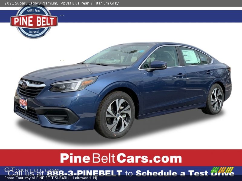 Abyss Blue Pearl / Titanium Gray 2021 Subaru Legacy Premium