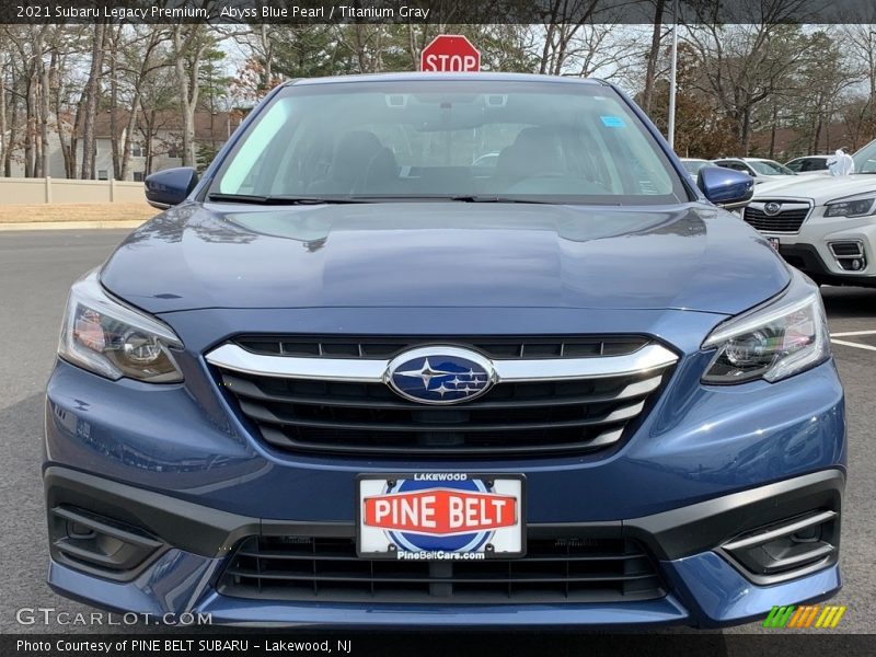 Abyss Blue Pearl / Titanium Gray 2021 Subaru Legacy Premium