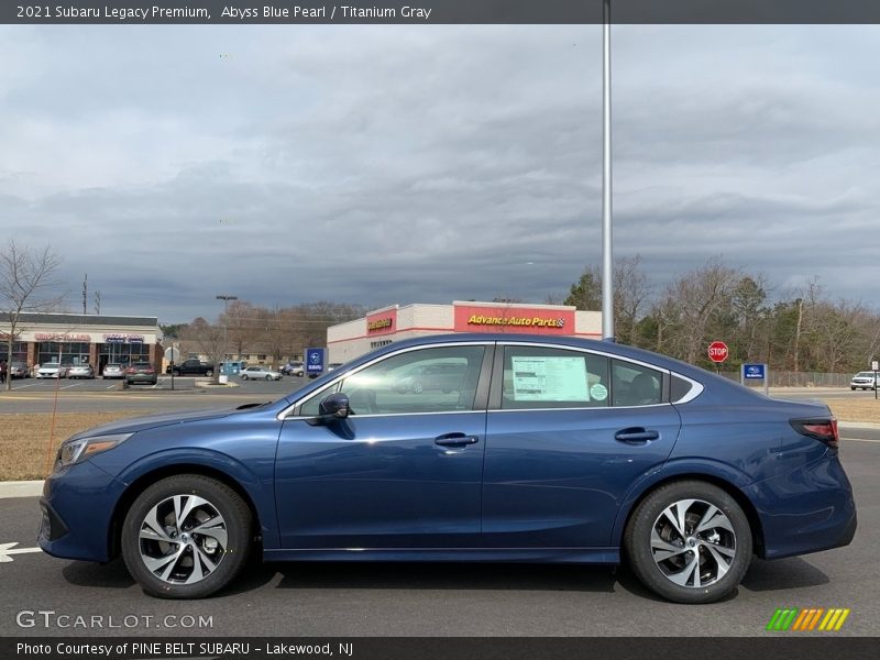 Abyss Blue Pearl / Titanium Gray 2021 Subaru Legacy Premium