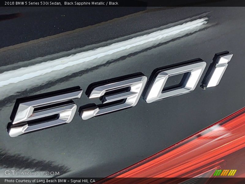 Black Sapphire Metallic / Black 2018 BMW 5 Series 530i Sedan