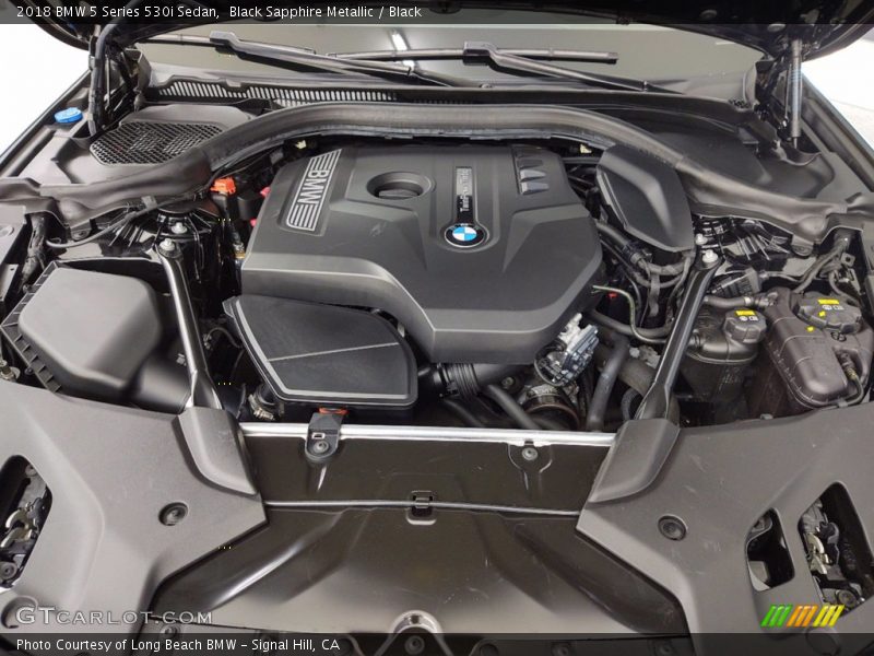 Black Sapphire Metallic / Black 2018 BMW 5 Series 530i Sedan