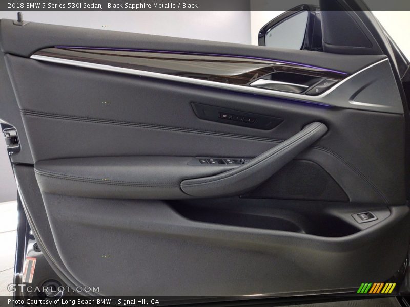 Black Sapphire Metallic / Black 2018 BMW 5 Series 530i Sedan