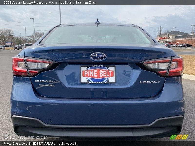 Abyss Blue Pearl / Titanium Gray 2021 Subaru Legacy Premium