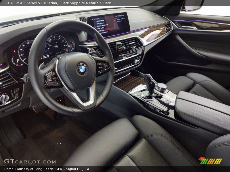 Black Sapphire Metallic / Black 2018 BMW 5 Series 530i Sedan
