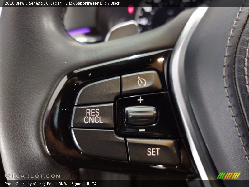 Black Sapphire Metallic / Black 2018 BMW 5 Series 530i Sedan